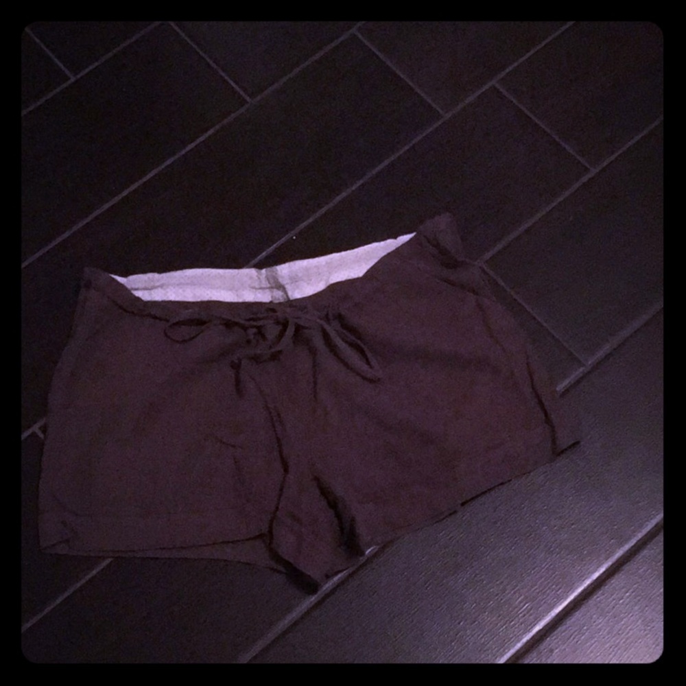 Olive green shorts